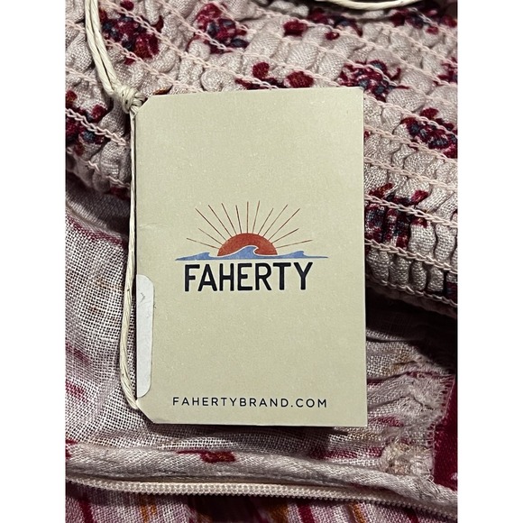 Faherty Women's Dress Xs 100% Linen NWT Msrp $ 298.00 - Picture 8 of 12